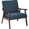Ave 6 Collection: Davis Arm Chair, Wood Back, 26-1/2 in W 28-1/2" L 32-1/4" H, Fixed Arms, Fabric Seat DVS51-K14 - alternate 1