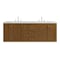 James Martin Vanities Laurent 72" Double Vanity, Honey Oak w/ 3 CM Ethereal Noctis Silestone Top 545-V72-HNO-3ENC - alternate 7