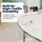 Flash Furniture Wren 96 in x 48 in Kidney Adjustable Height Activity Table, Thermal Laminate Top, Short Legs, White XU-A4896-KIDNY-WHT-T-P-GG - alternate 4