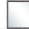 Homeroots 35" Dark Gray Wood Framed Accent Mirror 478618 - alternate 2