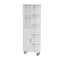 Homeroots 63in White Wood Accent Cabinet With Single Door 552293 - alternate 1