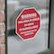 Signmission Warning This Area Is Under 24 Hour, 4 inch X 4 inch, Vinyl Decal, 2PK OC-D-2PACK-4-2 - alternate 2