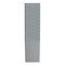 Pyramid Technologies Time Card Rack, 10 Pockets, Plastic, Light Gray 400-10 - alternate 1