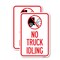 Signmission Driveway Sign No Truck Idling with Graphic, 18'' X 24'' 2 Signs, Heavy Gauge Aluminum, 2PK A-1824-2PACK-24125 - alternate 1