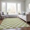 Homeroots 8' X 10' Sage And Ivory Polka Dot Washable Indoor Outdoor Area Rug 614866 - alternate 4