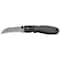 Klein Tools Lightweight Lockback Knife 2-1/2-Inch Sheepfoot Blade, Black Handle 44004 - alternate 1