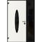 Vdomdoors Front Exterior Prehung Steel Door Ronex1277 Black Enamel Sidelight Exterior Window Sidelite RONEX1277EXD-BLK-W36+14xH80-RH-I - alternate 1