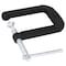 Performance Tool 5 in. Deep Throat C-Clamp, Heavy Duty, Swivel Base, Cast Iron W3981 - alternate 1