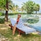Hospeco Cabo Cabana Chaise Cover 30x85 Grey/Navy - Pack of 2, 2PK P-CC-CC-GY/NV - alternate 4