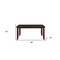 Homeroots 48" Dark Brown Dining Table 286539 - alternate 2