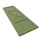 Ekena Millwork True Fit PVC Center X-Board Farmhouse Fixed Mount Shutters, Moss Green , 12W x 42H, PR TFP107FH12X042MG - alternate 5