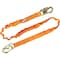 Malta Dynamics 6ft SINGLE LEG INTERNAL SHOCK ABSORBING LANYARD WITH 2 STEEL SNAP HOOKS C5004 - alternate 1