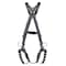 Msa Safety V-Form Fall Protection Harness, M/L, 400 lb, Quick-Connect Chest/ Tongue Leg Straps 10252241 - alternate 3
