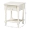 Baxton Studio Raynera Bobbin Wood End Table 267-14625-ZORO - alternate 4