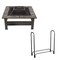 Pure Garden 6-Piece Fire Pit Table and Firewood Rack 50-155R - alternate 5