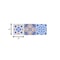 Homeroots 4" X 4" Dark And Light Blue Mosaic Peel And Stick Removable Tiles 390798 - alternate 3