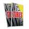Signmission Tires, Plastic Signs Only 24 Inch x 36 Inch, Corrugated Plastic, 2PK CSB-2436-2PACK-Tires - alternate 1