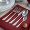 Megachef Gibbous 20 Piece Flatware Utensil Set, Stainless Steel Service for 4 in Matte Silver MCFW-GIBBOUS- MATTESILVER - alternate 2