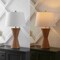 Jonathan Y Laura 27" Coastal Designer Woven Rattan/Metal Wicker Hourglass LED Table Lamp, Natural, 2PK JYL4048A-SET2 - alternate 3
