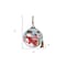 Homeroots Valentine Snowman Hand Painted Mouth Blown Glass Ornament 477550 - alternate 3