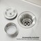 Wrightmaster 30 in. Undermount Single Bowl 20 Gauge Silver Stainless Steel Kitchen Sink with Drain ZOR-BR04D-301908 - alternate 5