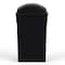 Regal Altair 23 Gallon Slim Rectangular Black Plastic Trash Can with Dome Swing Lid, Vent Channel Design ZR-TC-300-BK+LD-310-KIT - alternate 4
