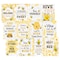 Teacher Created Resources Buzzing Bees Positive Sayings Small Poster Pack, 11'' x 15-3/4'', 12-Piece Set 6914 - alternate 1