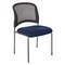 Office Star Products ProGrid Titanium & Black Visitors Chair, Straight Legs, Icon Blue 86724R-225 - alternate 1