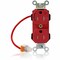 Leviton Straight Blade Receptacle, 5-15R, 15 A, 125V AC, Self-Grounded MT562-1CR - alternate 1
