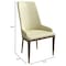 Leisuremod Viva Collection Modern Wooden Dining Chair in Cream, 2PK VC24CR2 - alternate 3