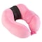 Home-Complete Travel Pillow Set Memory Foam Pillow, Fleece Blanket, and Eye Mask Travel Essentials, Pink HT-TRVL2-PNK - alternate 1