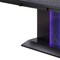 Homeroots 40" X 76" X 30" Black Wood Led Glass Dining Table 347334 - alternate 2