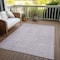Homeroots 3' X 5' Lavender And Ivory Geometric Washable Indoor Outdoor Area Rug 600750 - alternate 6