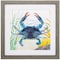 Homeroots 23" X 23" Woodtoned Frame Sea Creature Crab 365572 - alternate 4