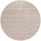 Homeroots 8' Salmon Copper And Beige Round Striped Washable Indoor Outdoor Area Rug 587970 - alternate 3