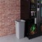 Regal Altair 23 Gallon Square Gray Plastic Trash Can, Vent Channel Design ZR-TC-100-SQ23GR - alternate 2