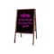 Flipside Marquee Easel (Stained hardwood) White Dry Erase/Black Dry Erase 31710 - alternate 3
