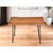 Homeroots 48" Brown And Black Solid Wood And Iron Dining Table 517763 - alternate 2