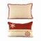 Homeroots Set of Two Ivory And Red Lumbar Christmas Cotton Throw Pillow Covers, 2PK 588350 - alternate 3
