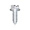 Auveco #14 x 3/4in Slotted Hex Washer Head License Plate Screw, 50PK 11369 - alternate 2