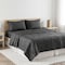Homeroots Onyx Linen Full Double Flat Sheet 520754 - alternate 1