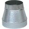 Imperial Furnace Pipe Reducer 10in D X 8in D Galvanized Steel Gray GV1353 - alternate 3