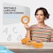 Enday Masking Tape, 1" x 60 Yards, Orange, 6PK 8140-6 - alternate 4