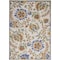 Homeroots 5' X 7' Ivory And Blue Indoor Outdoor Area Rug 527614 - alternate 1