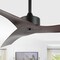 Jonathan Y Aldrin 50" Modern Minimalist Iron/Plastic Mobile-App/Remote-Controlled 6-Speed Razor Ceiling Fan, Neu JYL9715D - alternate 5