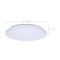 Nuvo 14in. LED Cloud Fixture with Sensor 17W 27K/30K/35K/40K/50K CCT Selectable Round Shape White 120V 62/1853 - alternate 4