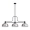 Z-Lite Melange Matte Black 3 Light Billiard 725-3MB-D13BN - alternate 2
