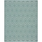 Homeroots 8' X 10' Aqua Indoor Outdoor Area Rug 522107 - alternate 3