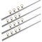 Mytee Products 4 Foot Aluminum L-Track 4 and Stud with Stainless Steel Ring 16, 16PK LTK4x4-LTKSx16 - alternate 4