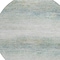 Homeroots 8' Linen Round Striped Washable Indoor Outdoor Area Rug 608481 - alternate 3